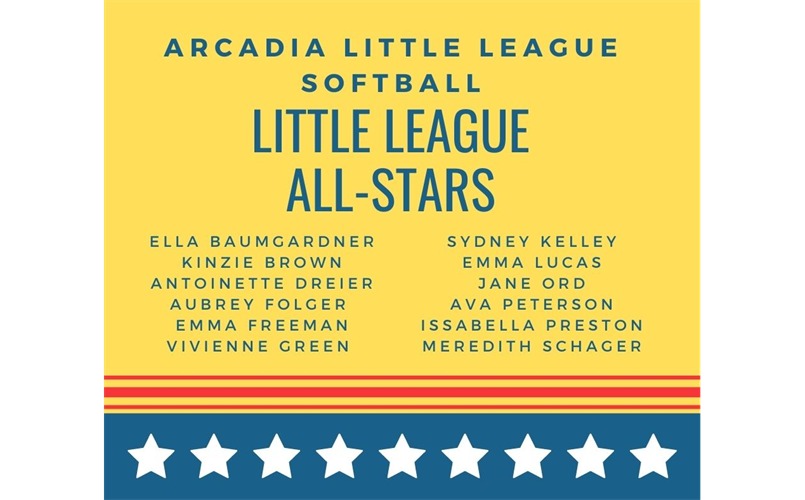 Softball Little League All-Star