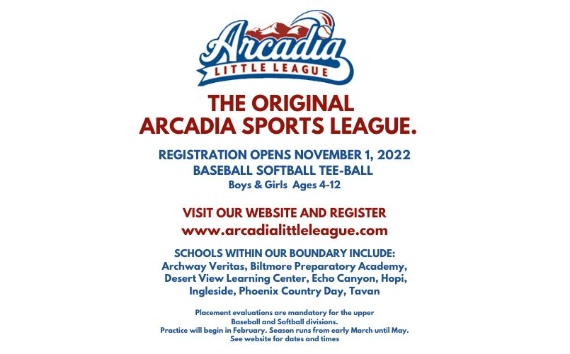 Arcadia Little League Baseball > Home