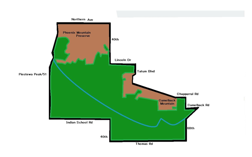 League Boundary Map